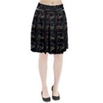 Chart Pattern Pleated Skirt