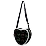 Chart Pattern Heart Shoulder Bag