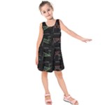 Chart Pattern Kids  Sleeveless Dress