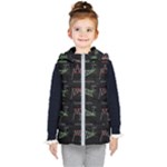 Chart Pattern Kids  Hooded Puffer Vest