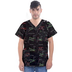 Men s V-Neck Scrub Top 