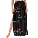 Chart Pattern Maxi Chiffon Tie-Up Sarong