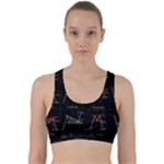 Chart Pattern Back Weave Sports Bra