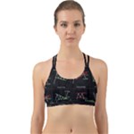 Chart Pattern Back Web Sports Bra