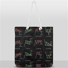 Full Print Rope Handle Tote (Large) 