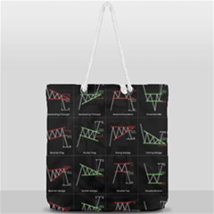 Full Print Rope Handle Tote (Large) 