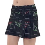 Chart Pattern Classic Tennis Skirt