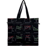 Chart Pattern Canvas Travel Bag