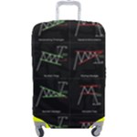 Chart Pattern Luggage Cover (Large)