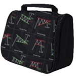 Chart Pattern Full Print Travel Pouch (Big)