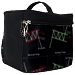 Chart Pattern Make Up Travel Bag (Big)