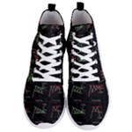 Chart Pattern Men s Lightweight High Top Sneakers