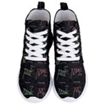 Chart Pattern Women s Lightweight High Top Sneakers