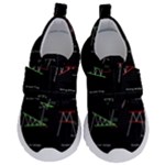 Chart Pattern Kids  Velcro No Lace Shoes