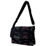 Chart Pattern Full Print Messenger Bag (S)