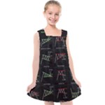 Chart Pattern Kids  Cross Back Dress