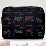 Chart Pattern Make Up Pouch (Large)