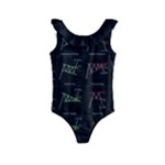 Chart Pattern Kids  Frill Swimsuit