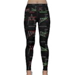 Chart Pattern Lightweight Velour Classic Yoga Leggings