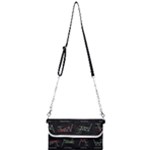 Chart Pattern Mini Crossbody Handbag