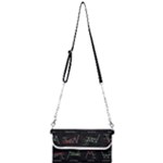 Chart Pattern Mini Crossbody Handbag