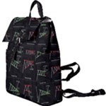 Chart Pattern Buckle Everyday Backpack