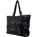 Chart Pattern Simple Shoulder Bag