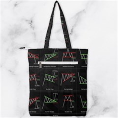 Double Zip Up Tote Bag 