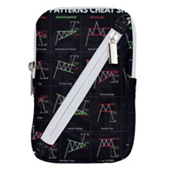 Chart Pattern Belt Pouch Bag (Large) from ArtsNow.com