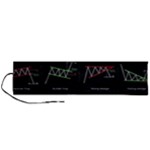 Chart Pattern Roll Up Canvas Pencil Holder (L)