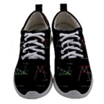 Chart Pattern Women Athletic Shoes