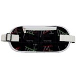 Chart Pattern Rounded Waist Pouch