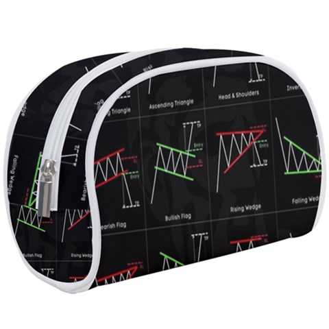 Chart Pattern Make Up Case (Large) from ArtsNow.com