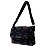 Chart Pattern Full Print Messenger Bag (L)