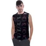 Chart Pattern Men s Regular Tank Top