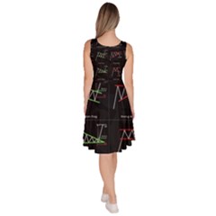 Knee Length Skater Dress With Pockets 