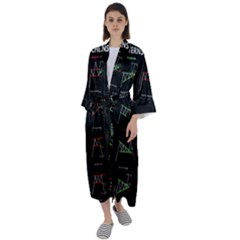 Maxi Satin Kimono 