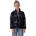 Chart Pattern Kids  Half Zip Hoodie