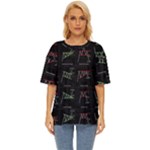 Chart Pattern Oversized Basic Tee