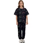 Chart Pattern Kids  Tee and Pants Sports Set