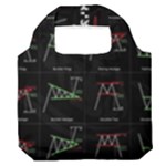 Chart Pattern Premium Foldable Grocery Recycle Bag