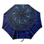 Screen Glitch Broken  Crack  Fracture  Glass Pattern Folding Umbrellas