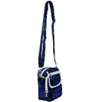 Screen Glitch Broken  Crack  Fracture  Glass Pattern Shoulder Strap Belt Bag