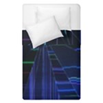 Screen Glitch Broken  Crack  Fracture  Glass Pattern Duvet Cover Double Side (Single Size)