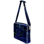 Screen Glitch Broken  Crack  Fracture  Glass Pattern Cross Body Office Bag