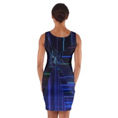 Wrap Front Bodycon Dress 