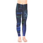 Screen Glitch Broken  Crack  Fracture  Glass Pattern Kids  Leggings