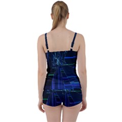 Tie Front Two Piece Tankini 