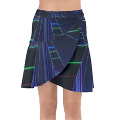 Wrap Front Skirt 