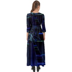 Button Up Boho Maxi Dress 